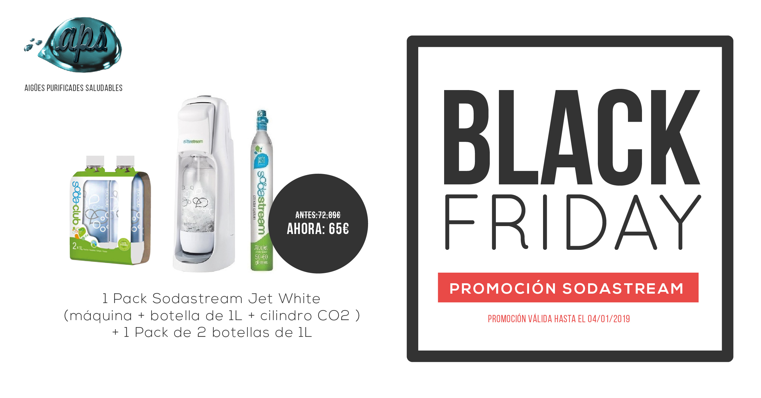 Promoción Sodastream especial Black Friday
